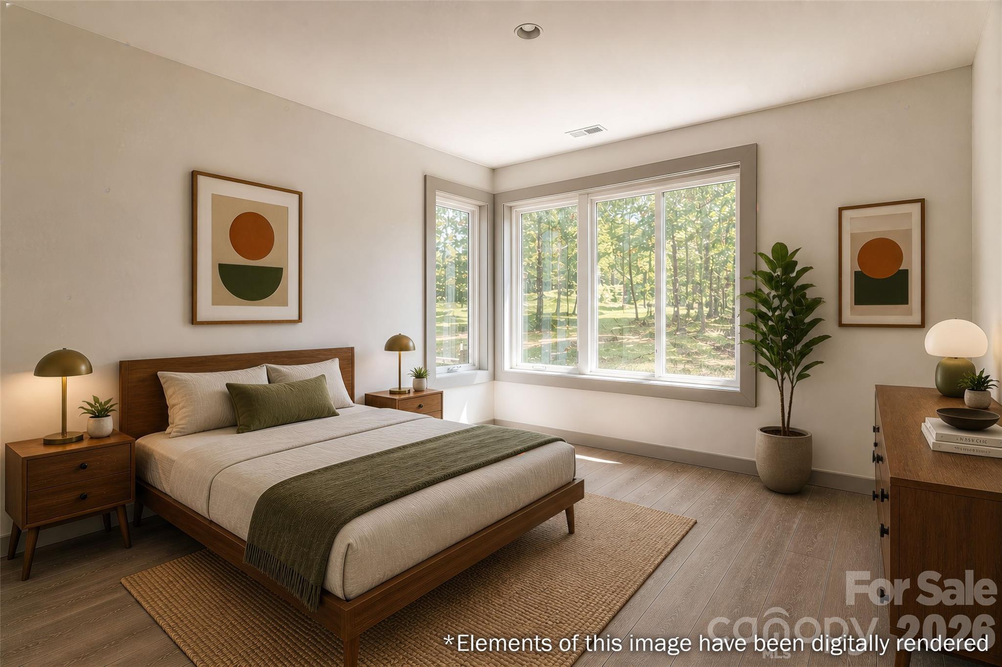 255 Hunters Trace Rutherfordton, NC 28139 - Photo 10 of 19 a bedroom with a large bed and a window