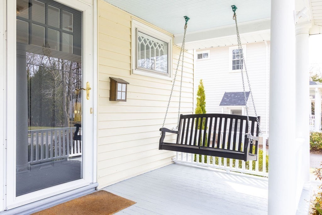 62 Grant Street Needham, MA 02492 - Photo 23 of 24 a view of a balcony with wooden floor