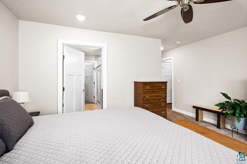 3825 Kenroy Road Hermantown, MN 55811 - Photo 13 of 28 Bedroom with ceiling fan