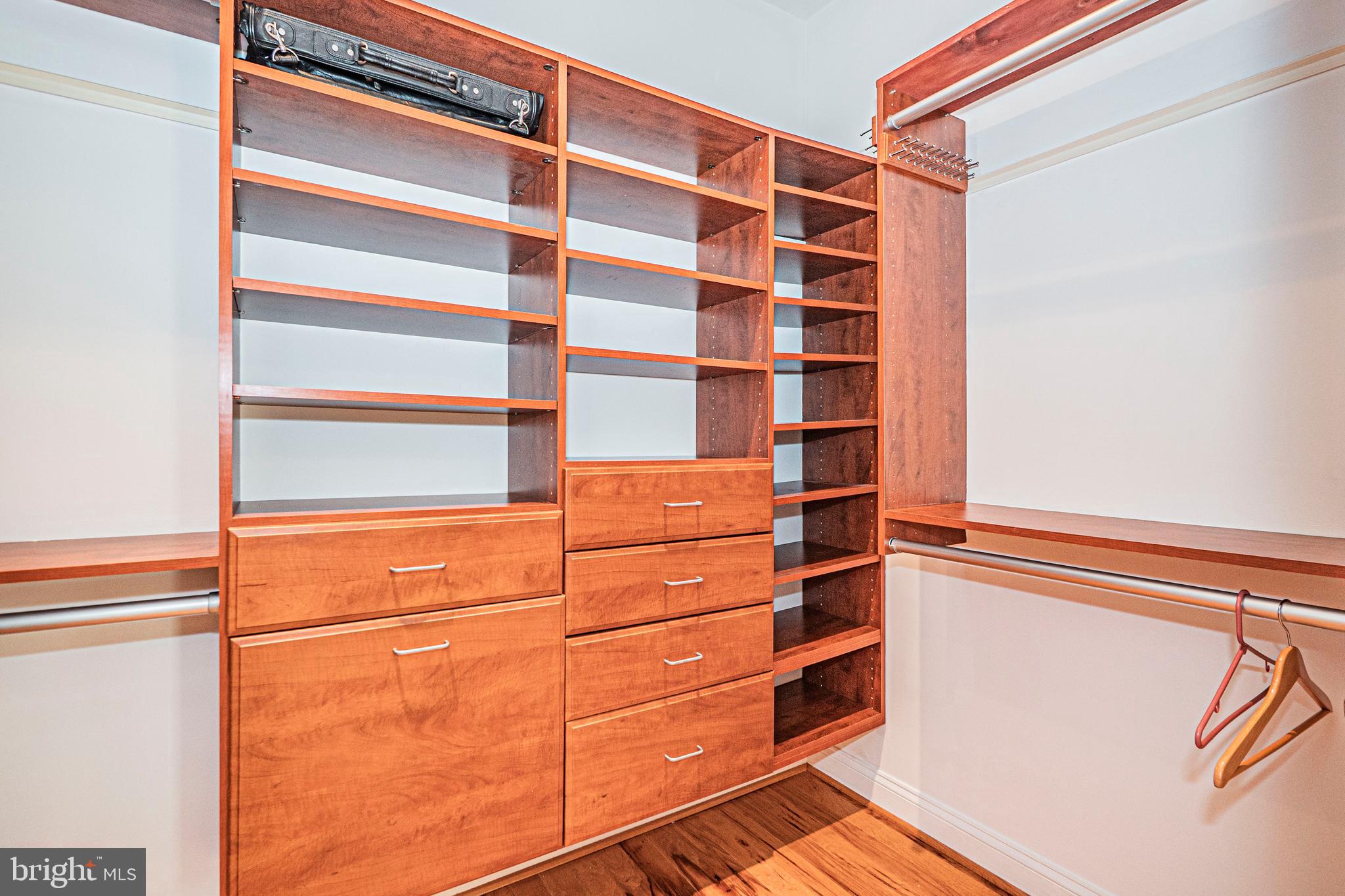 5448 Edsall Ridge Place Alexandria, VA 22312 - Photo 23 of 52 a view of walk in closet with empty racks