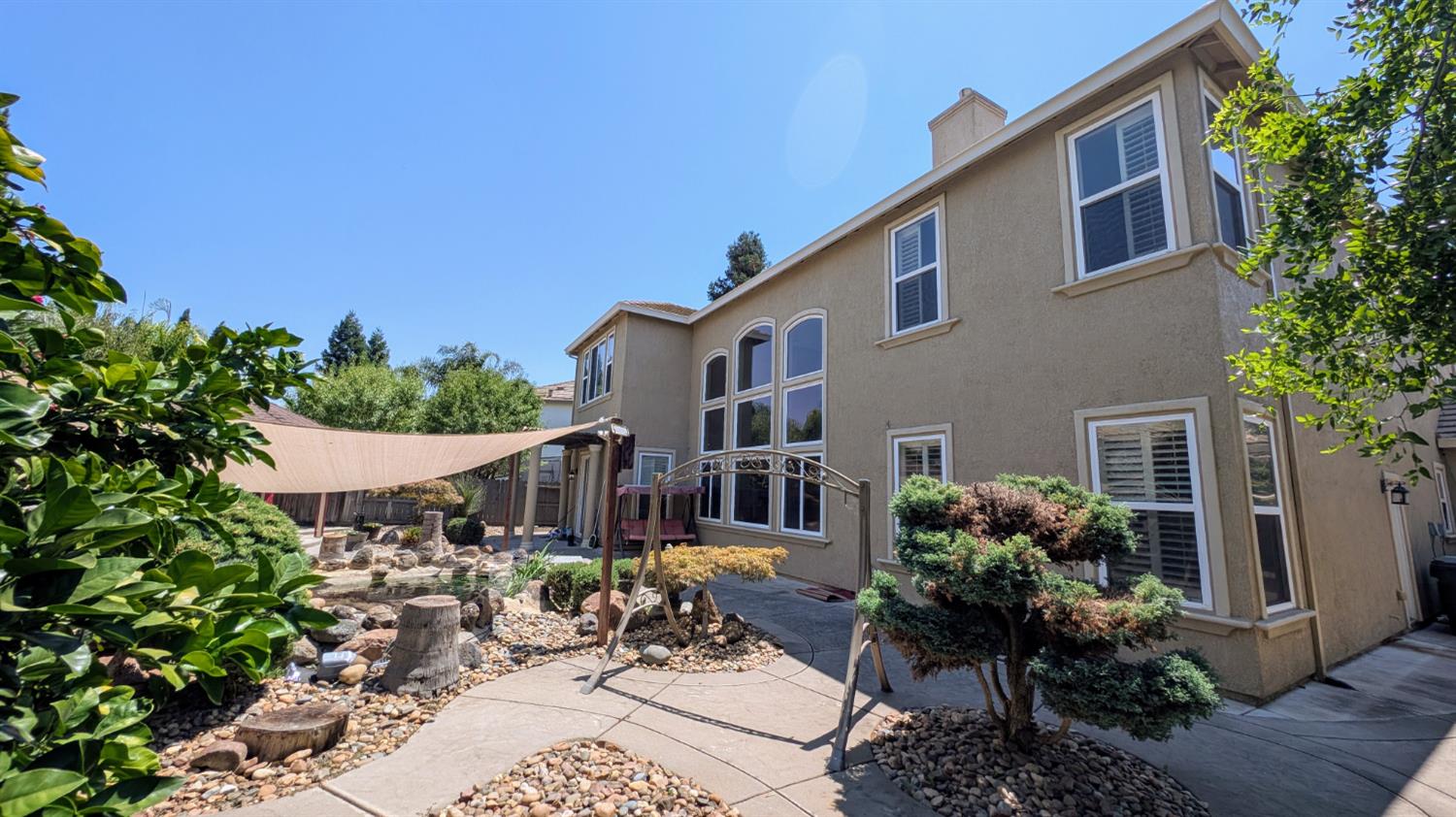 4389 Kilroy Court Rancho Cordova, CA 95742 - Photo 42 of 47 a house view with a garden space