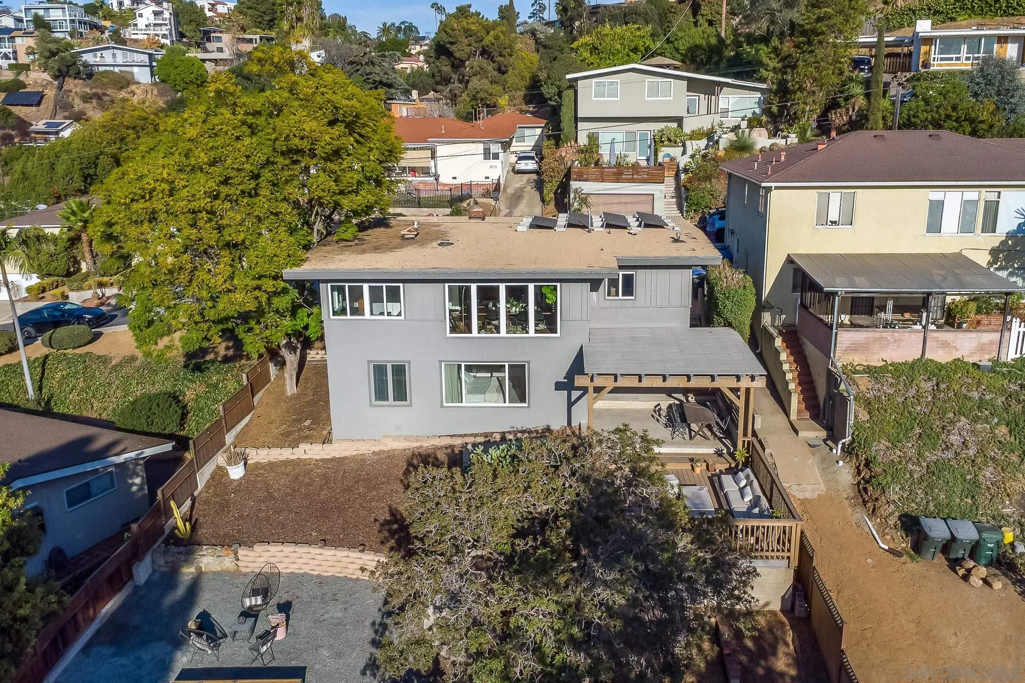 4344 Avon Drive La Mesa, CA 91941 - Photo 35 of 50 an aerial view of multiple houses