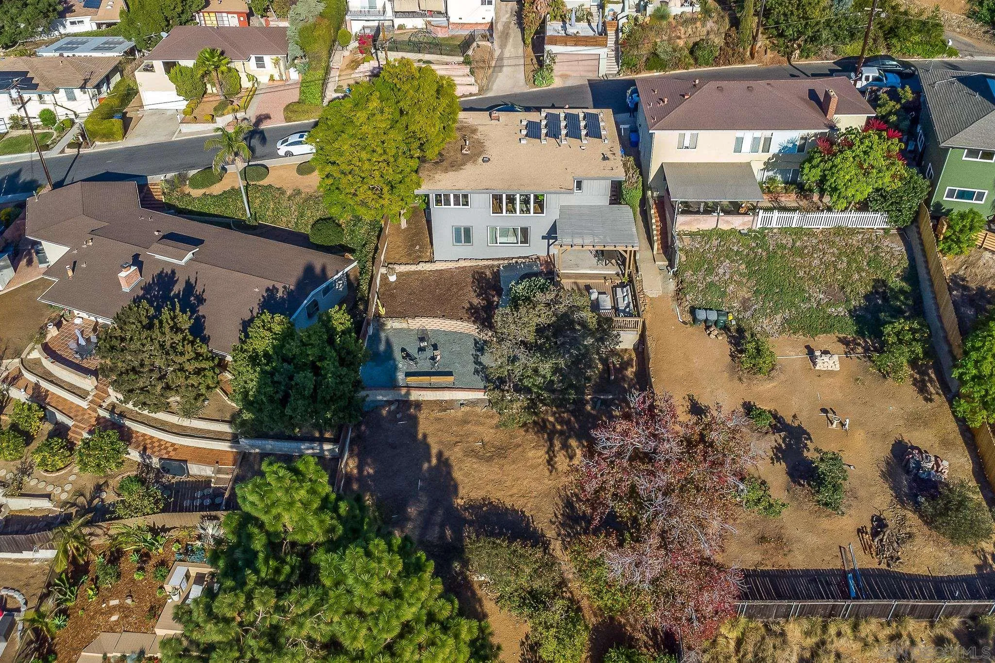 4344 Avon Drive La Mesa, CA 91941 - Photo 40 of 50 an aerial view of residential houses with outdoor space