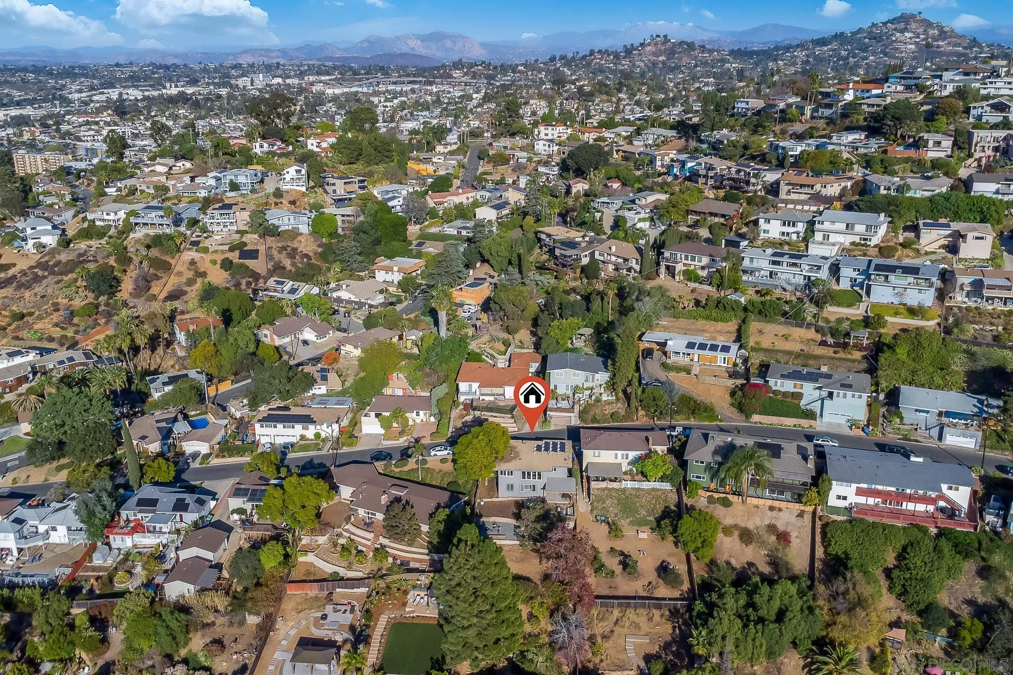 4344 Avon Drive La Mesa, CA 91941 - Photo 43 of 50 an aerial view of a city