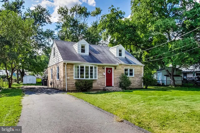 a view of a house with garden