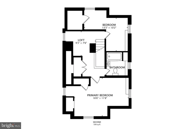 a picture of a bench in front of a door