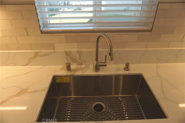 a close view of sink and window