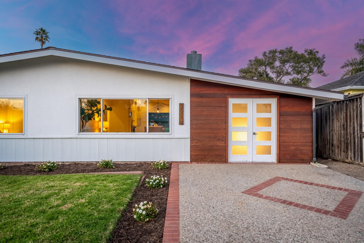 2214 Channing Way Santa Barbara, CA 93109 - Photo 1 of 44 a front view of a house with garden
