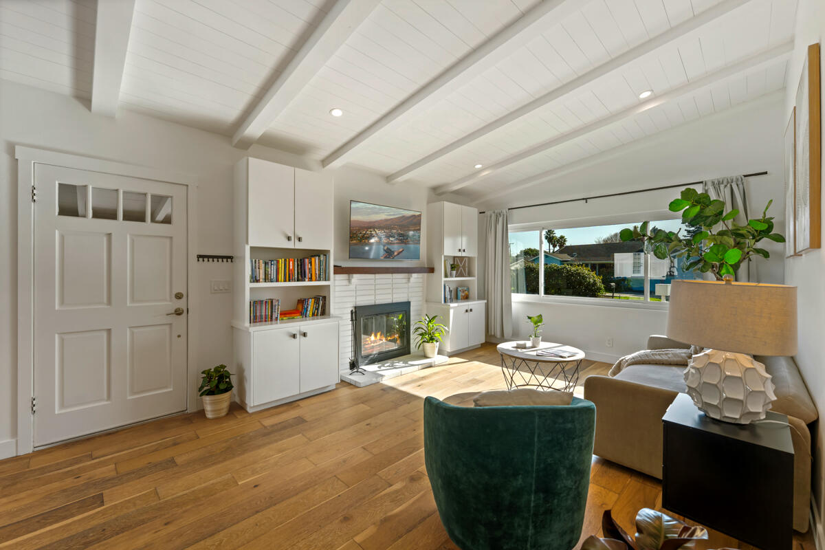 2214 Channing Way Santa Barbara, CA 93109 - Photo 27 of 44 a view of a dining room with furniture window and wooden floor