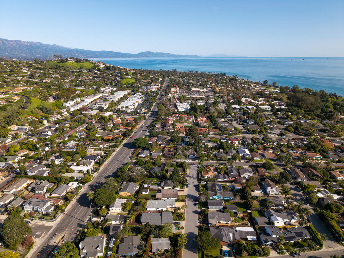 2214 Channing Way Santa Barbara, CA 93109 - Photo 43 of 44 an aerial view of residential building and ocean