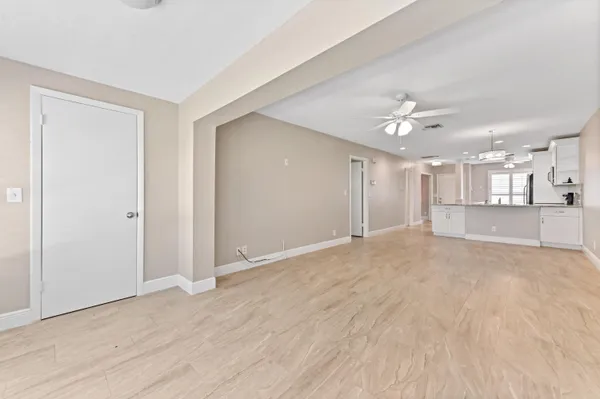 a view of a livingroom with a furniture