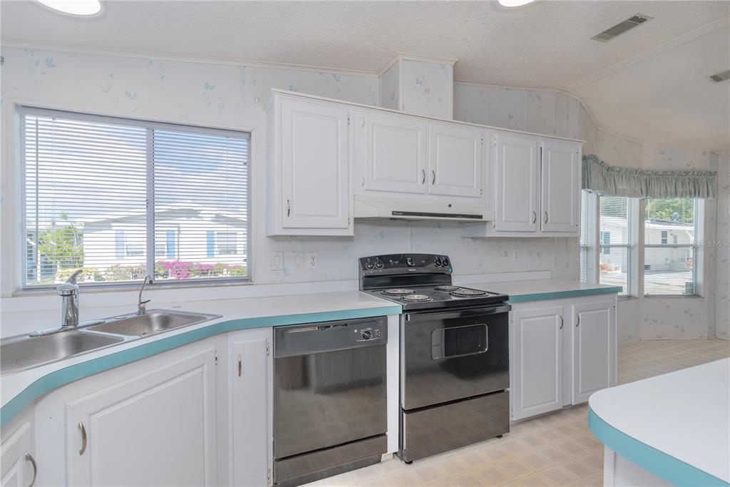 1001 Starkey Road, Unit 767 Largo, FL 33771 - Photo 5 of 41 a kitchen with cabinets appliances and a sink