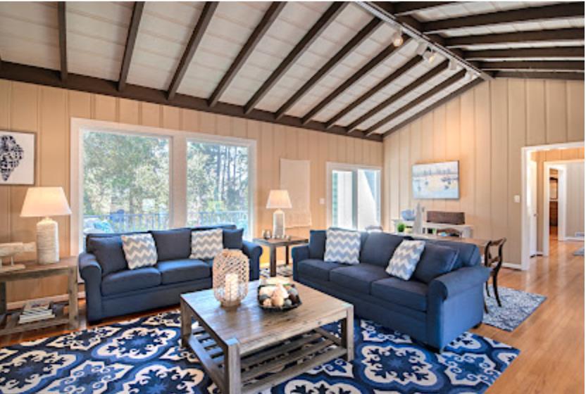 4174 Crest Road Pebble Beach, CA 93953 - Photo 3 of 14 a living room with furniture and a large window