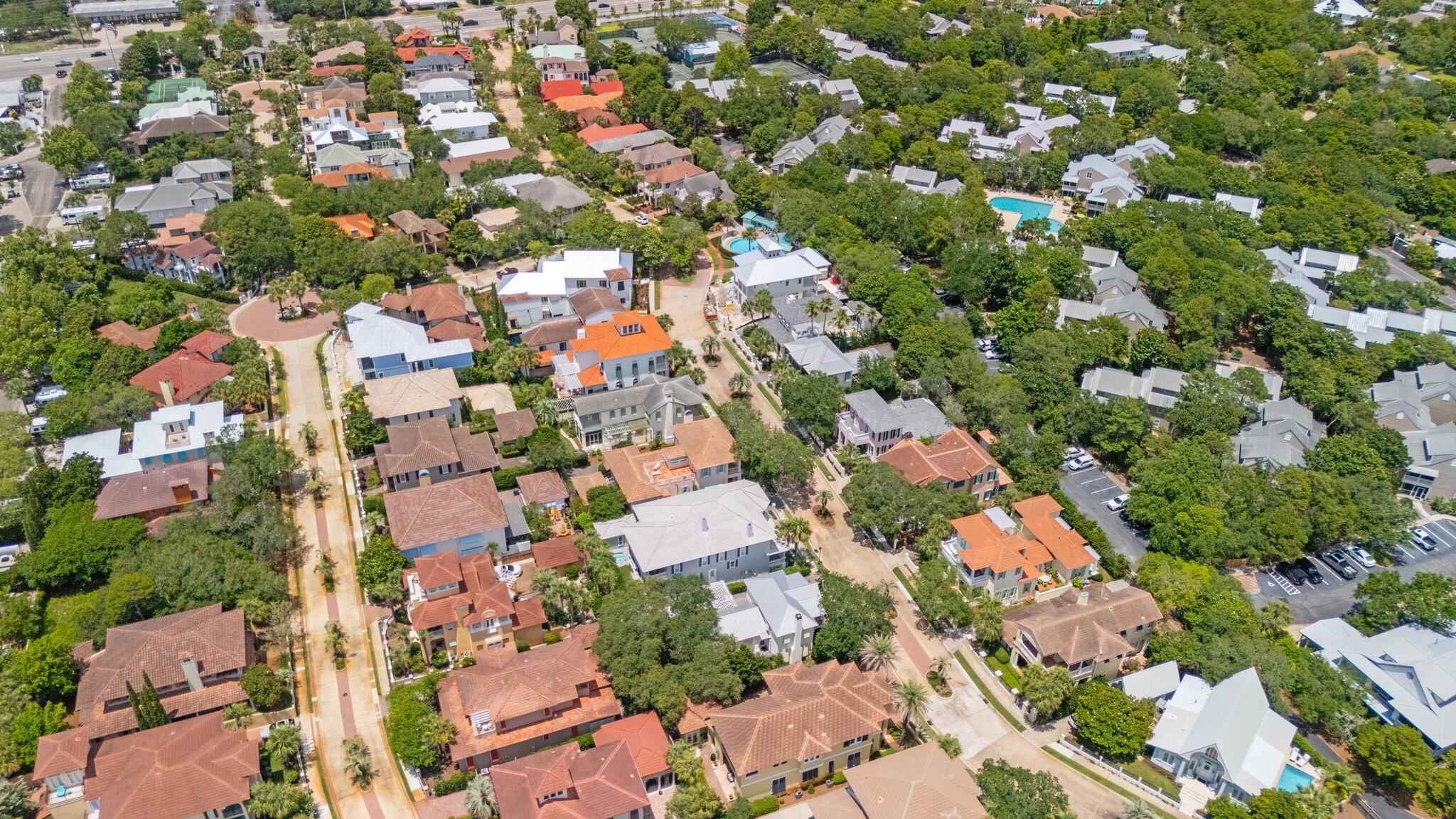 176 Rue Martine Miramar Beach, FL 32550 - Photo 63 of 82 an aerial view of residential houses with outdoor space