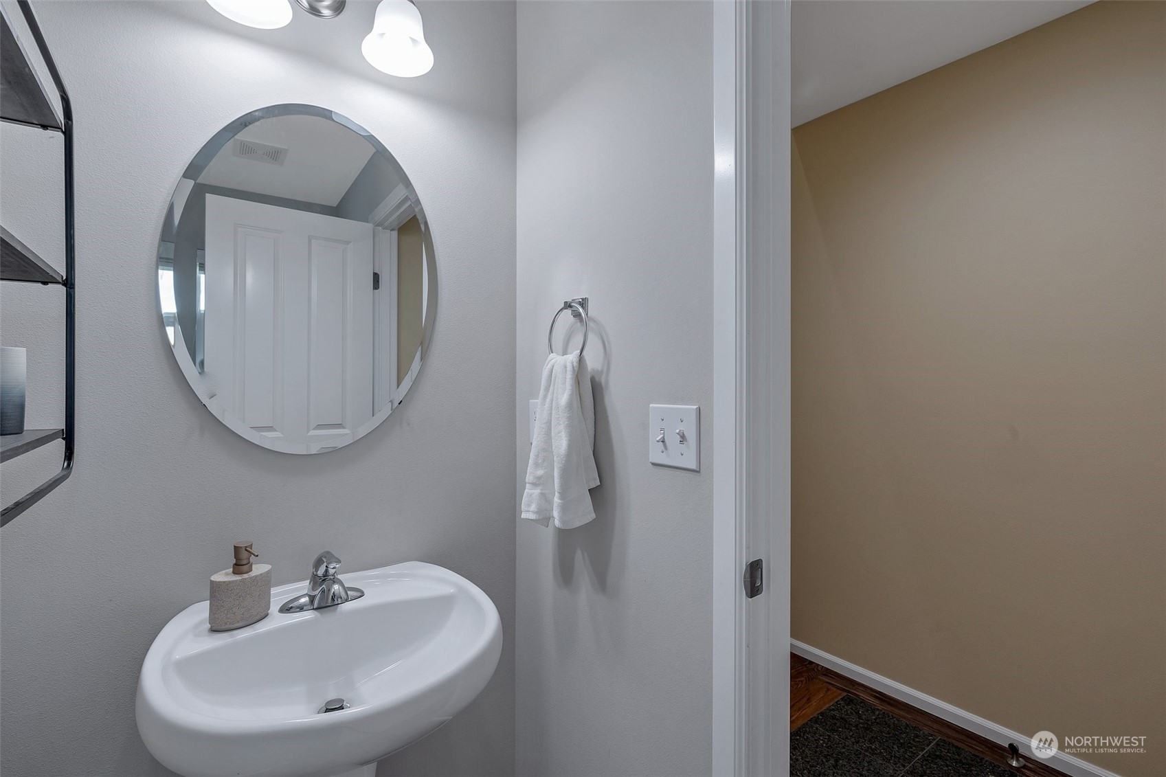 16603 42nd Avenue Southeast Bothell, WA 98012 - Photo 15 of 35 a bathroom with a sink and mirror