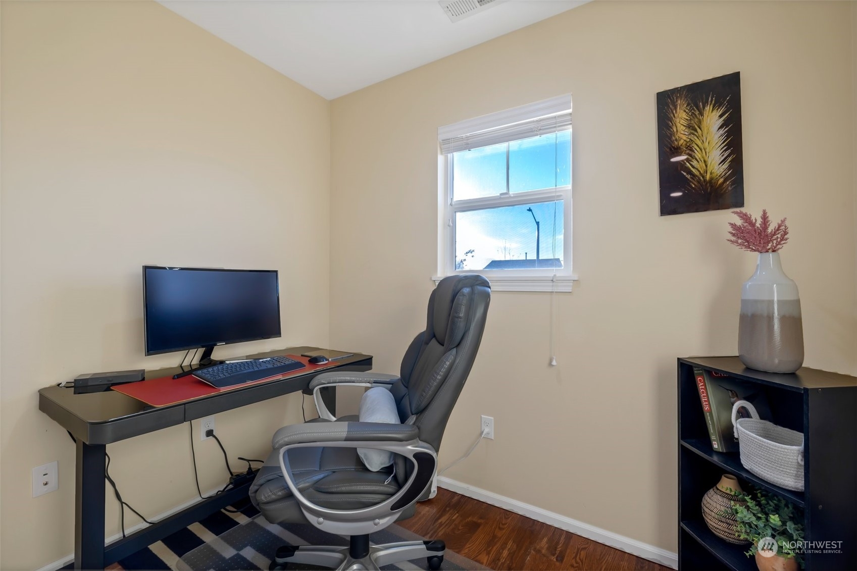 16603 42nd Avenue Southeast Bothell, WA 98012 - Photo 22 of 35 a view of workspace with wooden floor windows