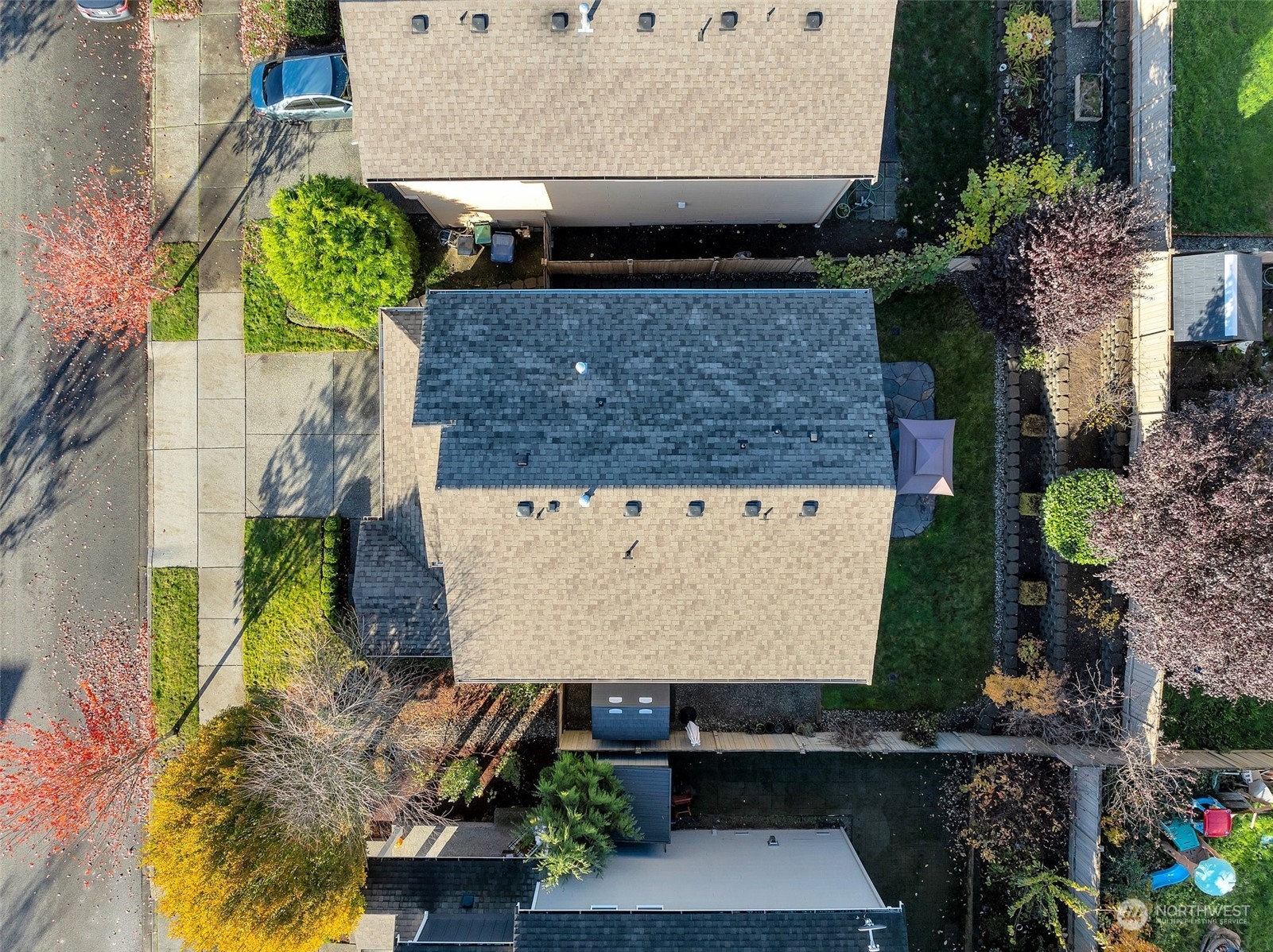 16603 42nd Avenue Southeast Bothell, WA 98012 - Photo 26 of 35 an aerial view of a house with a yard