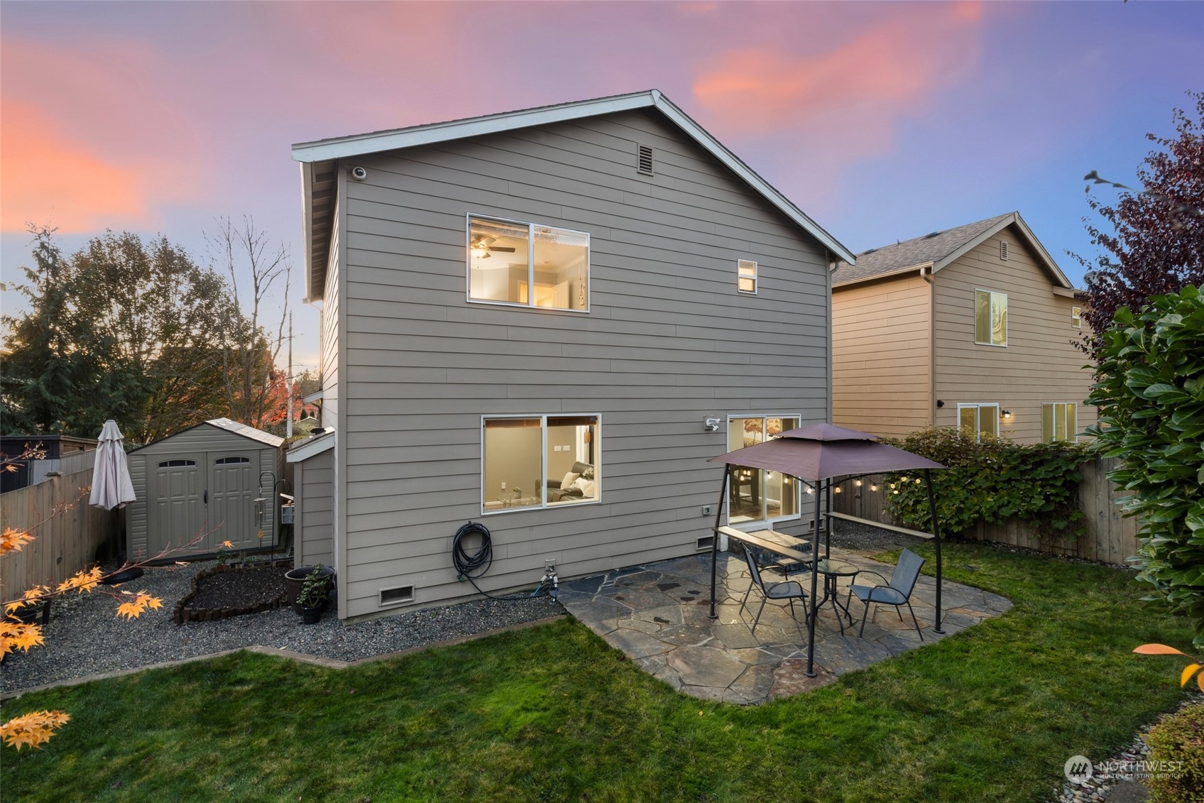 16603 42nd Avenue Southeast Bothell, WA 98012 - Photo 30 of 35 a backyard of a house with seating space