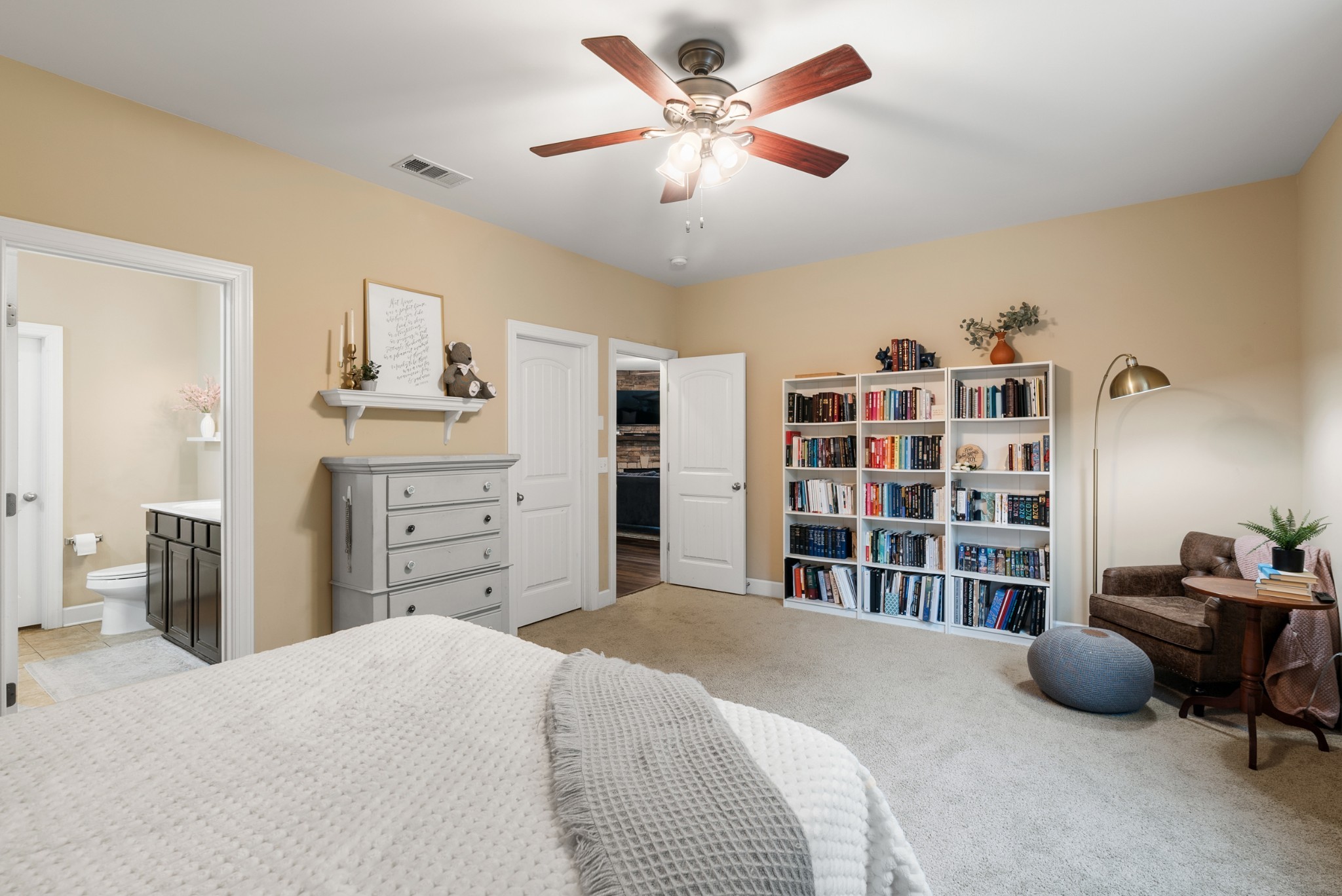 2014 Morton Drive Spring Hill, TN 37174 - Photo 22 of 44 a bedroom with a bed and a book shelf