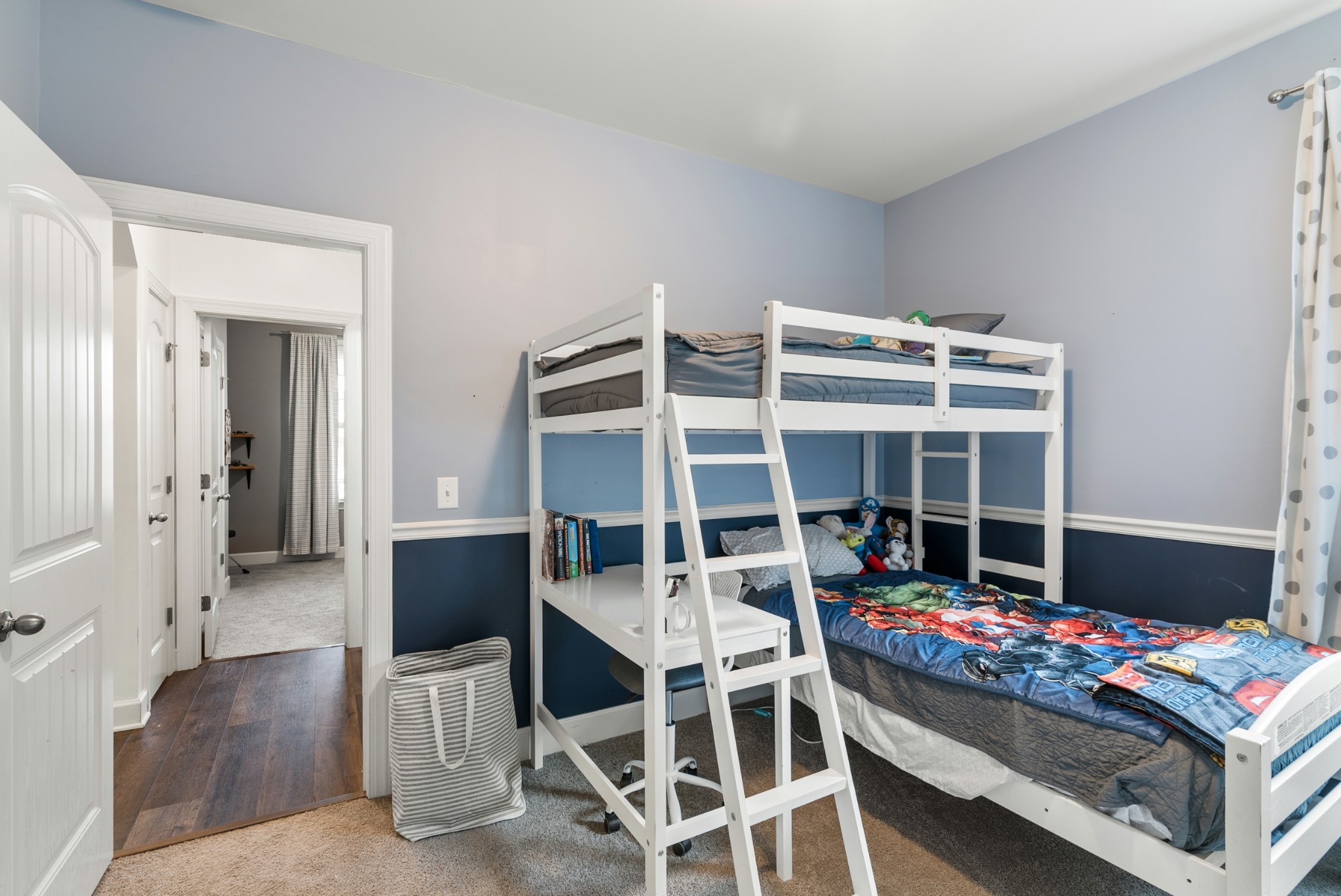 2014 Morton Drive Spring Hill, TN 37174 - Photo 27 of 44 a bedroom with bed and a wooden floor