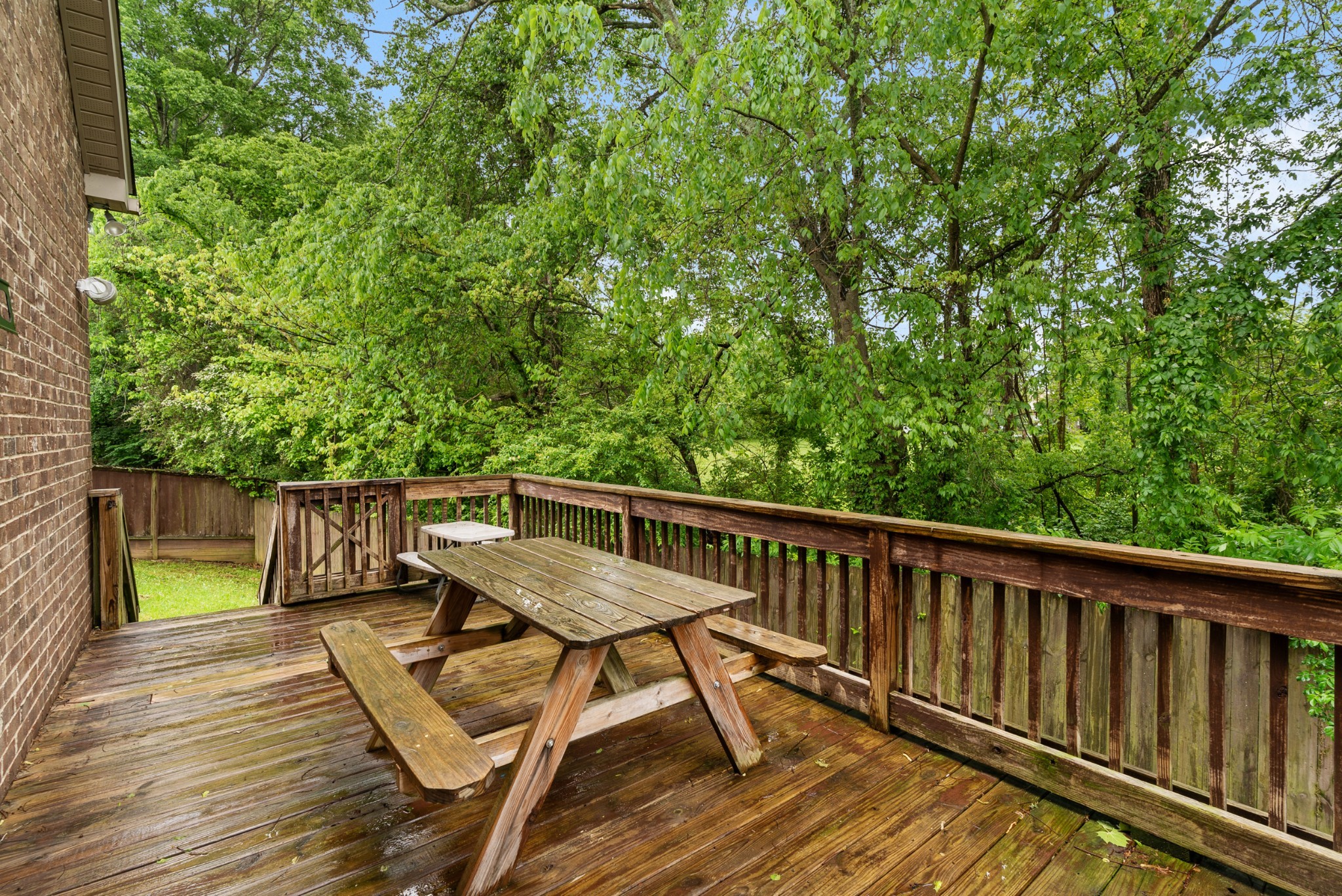 2014 Morton Drive Spring Hill, TN 37174 - Photo 41 of 44 a view of balcony with wooden floor and outdoor seating