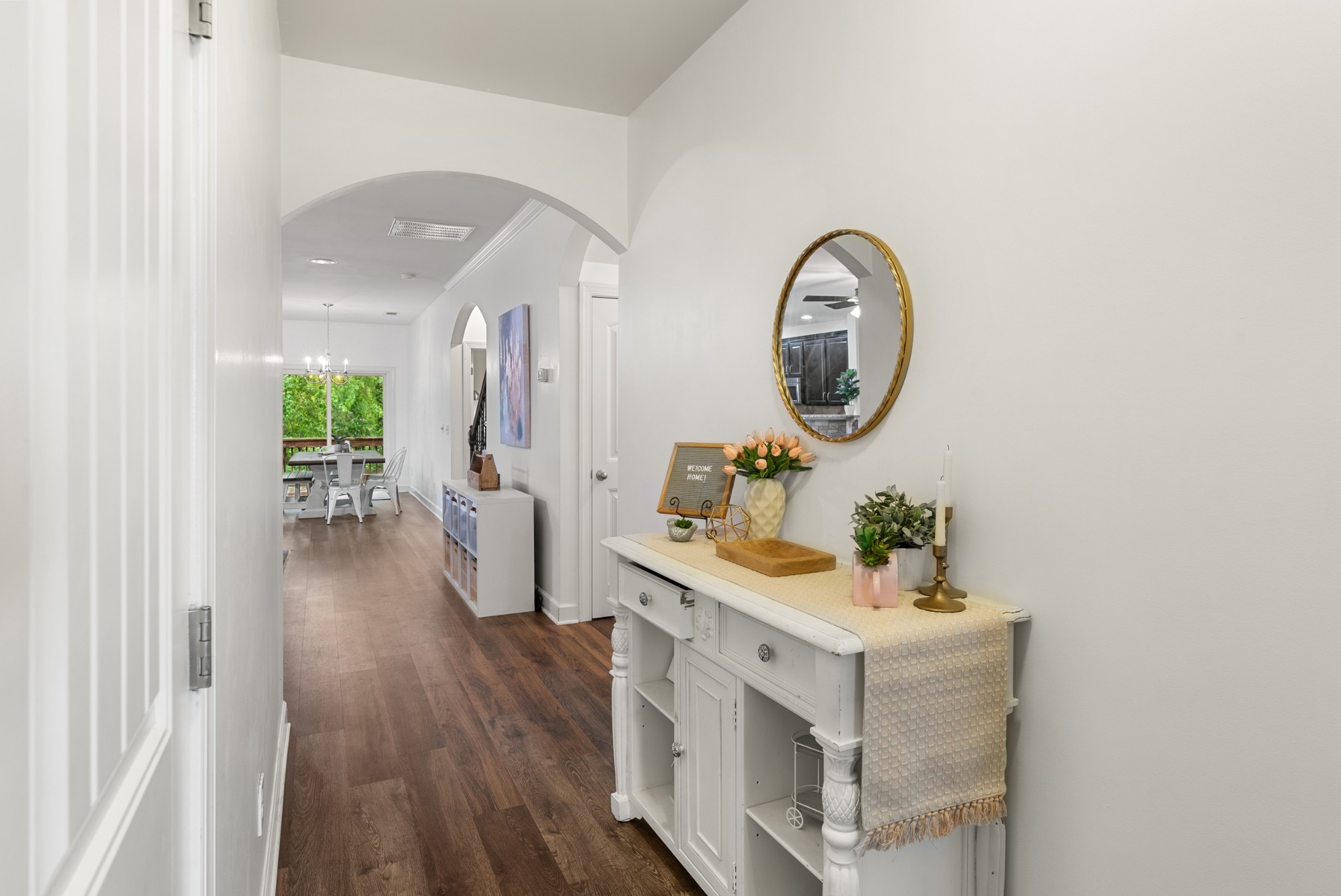 2014 Morton Drive Spring Hill, TN 37174 - Photo 9 of 44 a view of living room with furniture and wooden floor