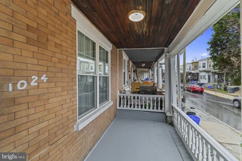 a view of front door of house