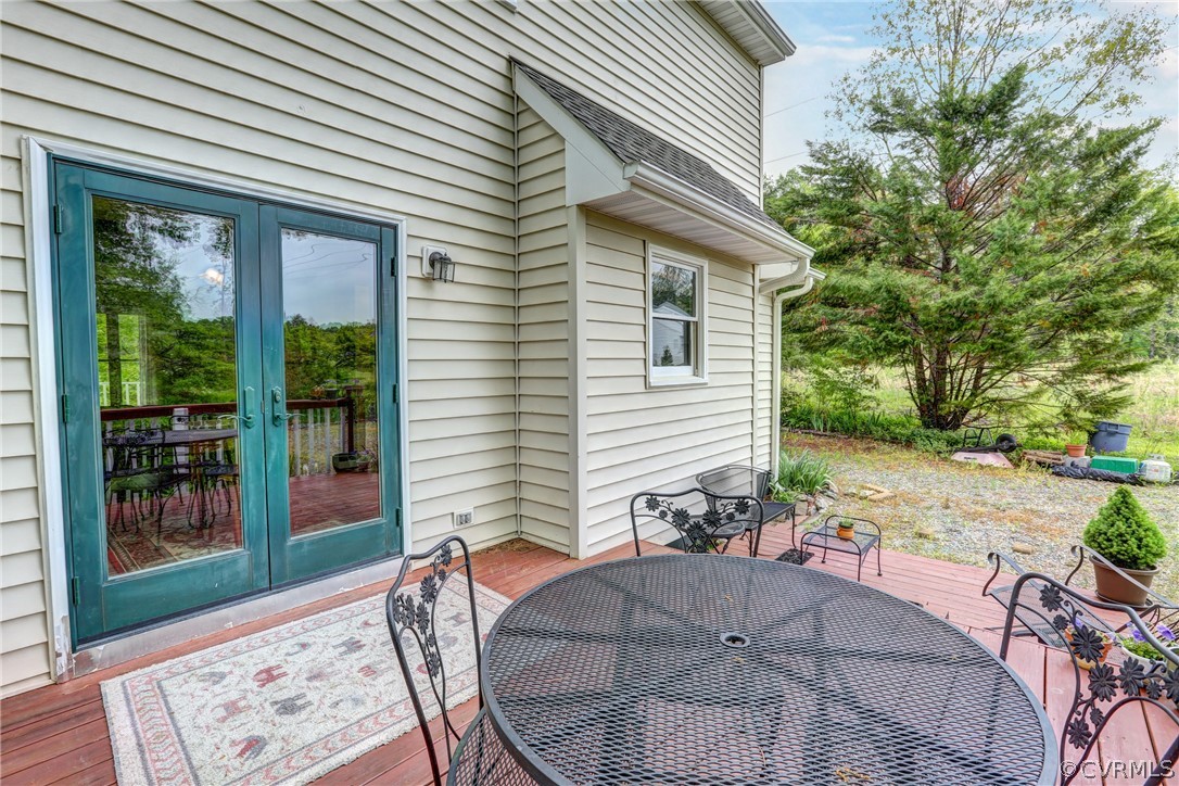 4151 Broad St Road Gum Spring, VA 23065 - Photo 34 of 38 a view of backyard with outdoor seating and plants