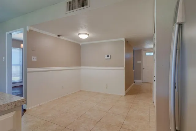 a view of an empty room