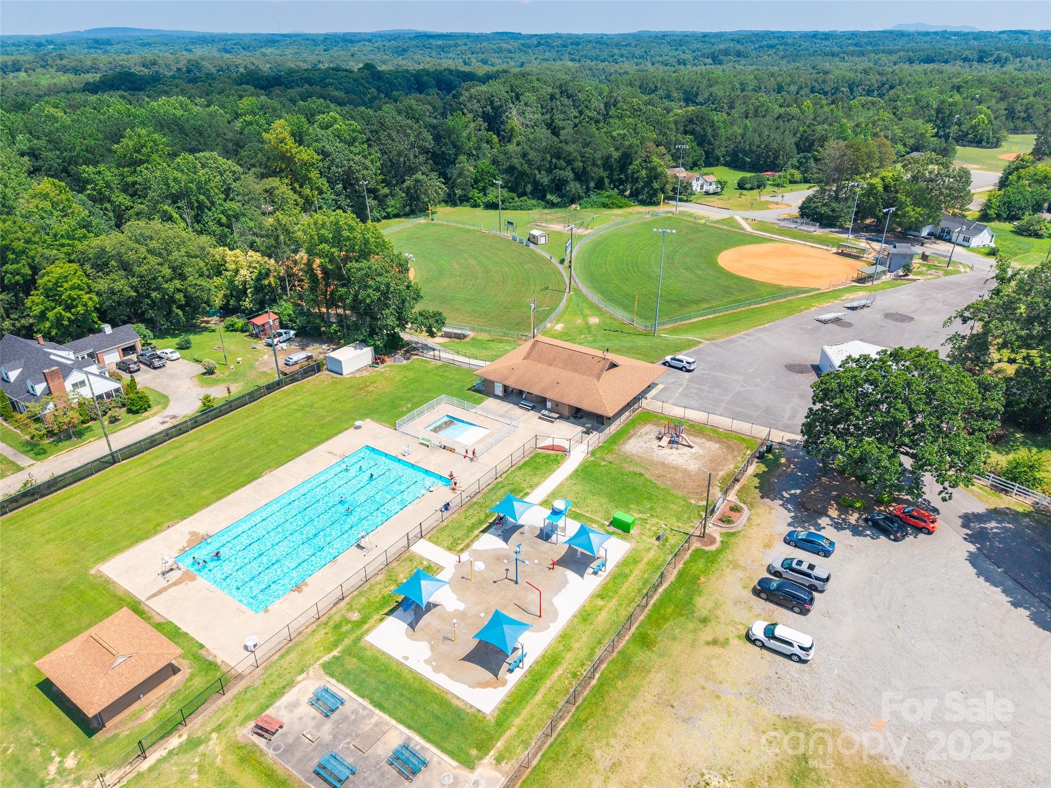 106 Guffey Road Cherryville, NC 28021 - Photo 39 of 41 an aerial view of a house having outdoor space patio and swimming pool