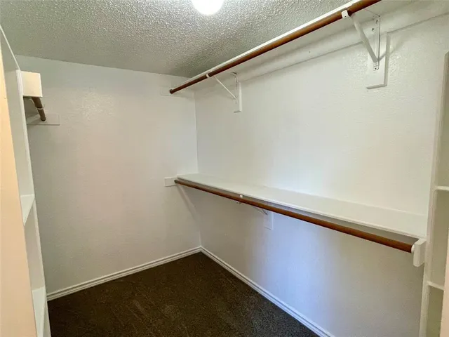 a view of small space with racks on the wall