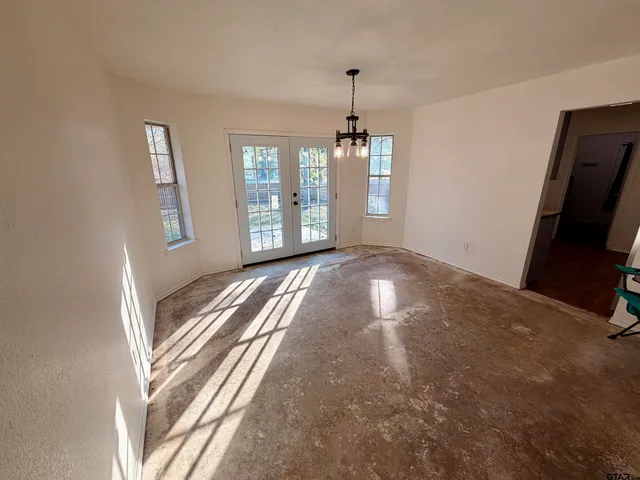 a view of a livingroom with a staircase