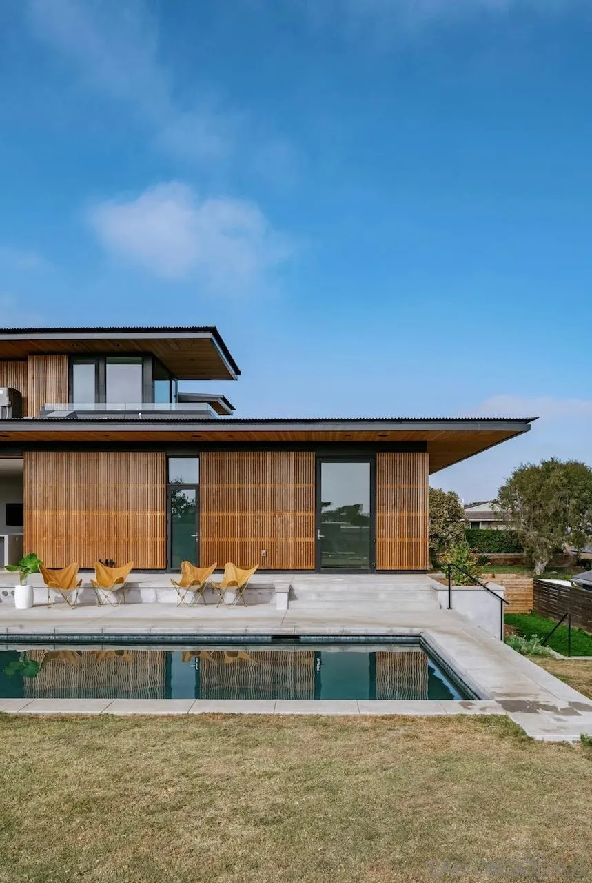223 Ocean Street Solana Beach, CA 92075 - Photo 36 of 47 a view of a swimming pool with an outdoor seating