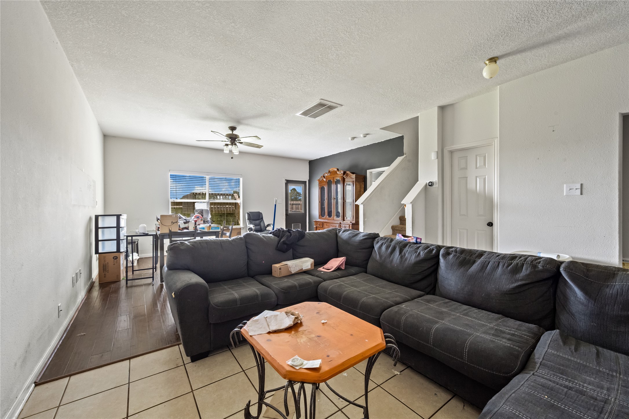 28832 San Bernard River Loop Spring, TX 77386 - Photo 8 of 50 a living room with furniture and a ceiling fan