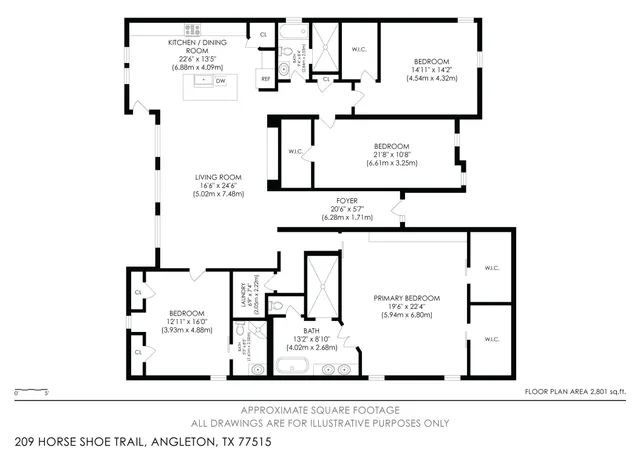$480,000 | 209 Horse Shoe Trail, Angleton, TX 77515