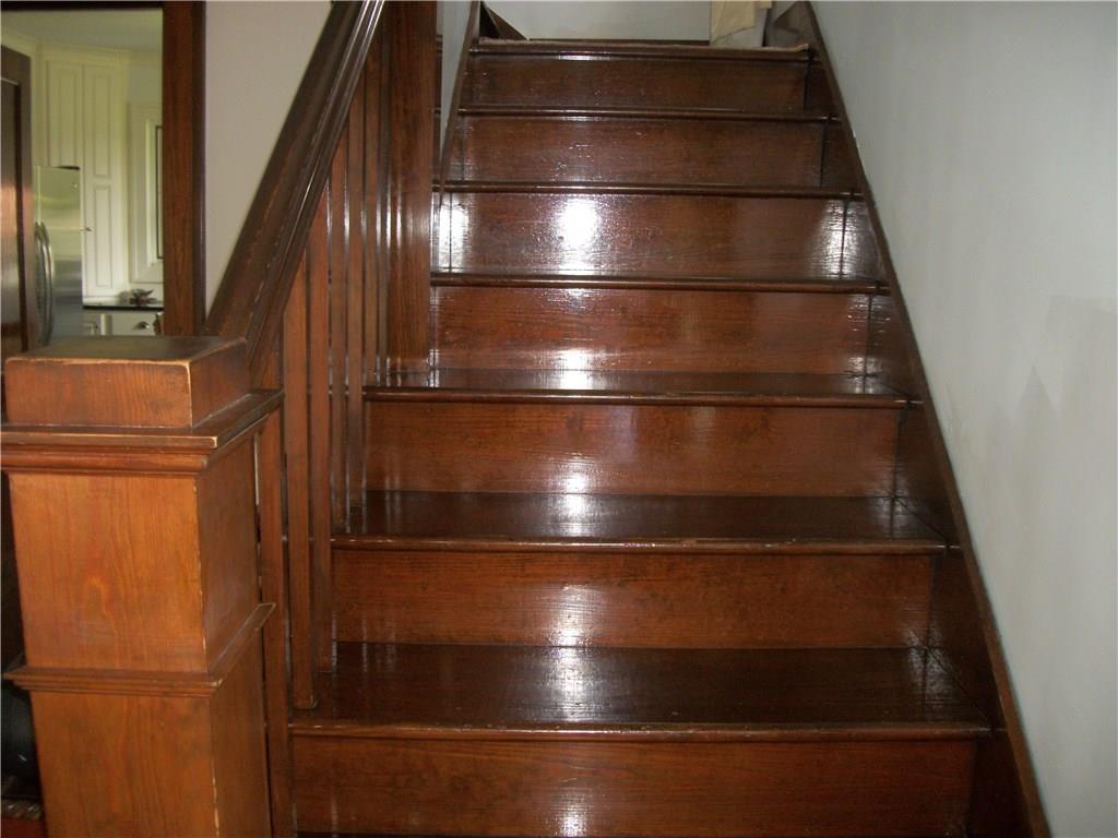 524 South Eighty Eight Road Carmichaels, PA 15320 - Photo 11 of 17 VIEW OF BEAUTIFUL STAIRCASE TO UPPER LEVEL