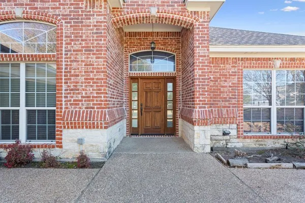 a view of front door of a building