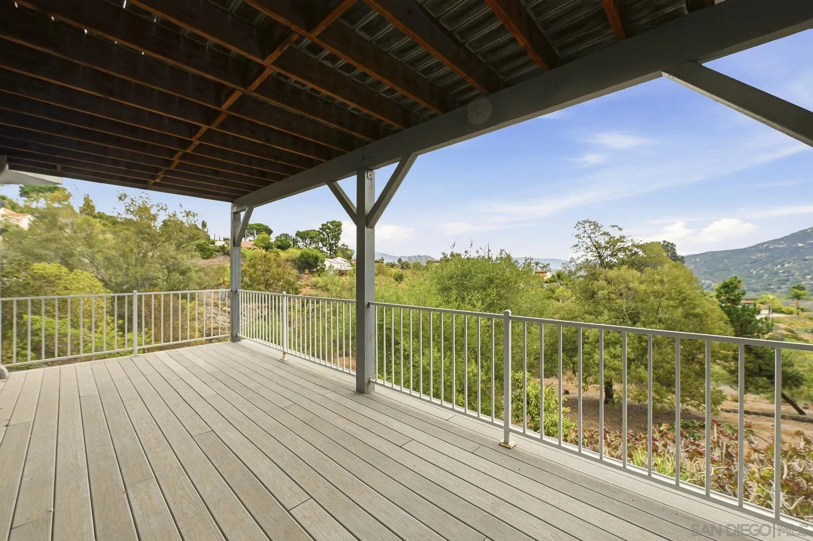 3132 Don Rolando Escondido, CA 92025 - Photo 27 of 34 a view of a balcony with wooden floor