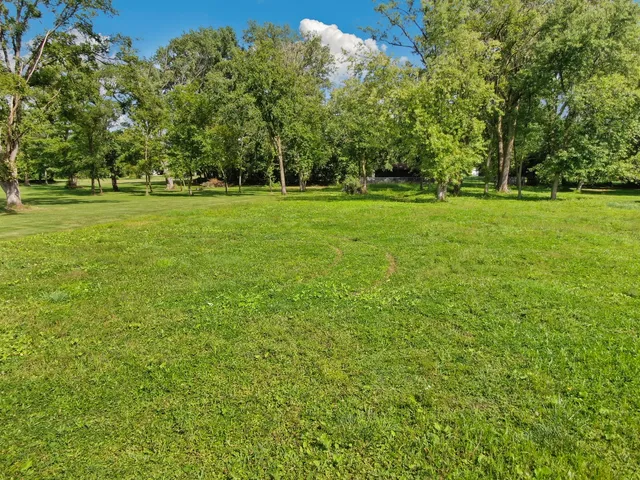 a view of a green field