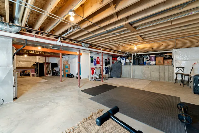 a view of a gym room