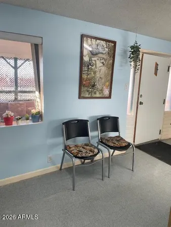a view of kitchen and utility room