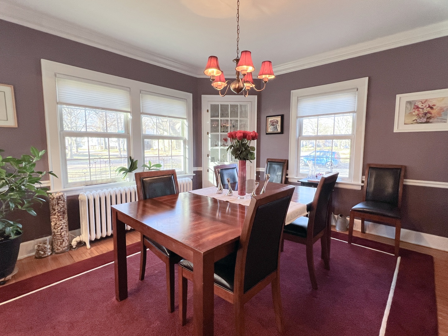 2037 Clinton Street Rockford, IL 61103 - Photo 7 of 27 a view of a dining room with furniture window and wooden floor