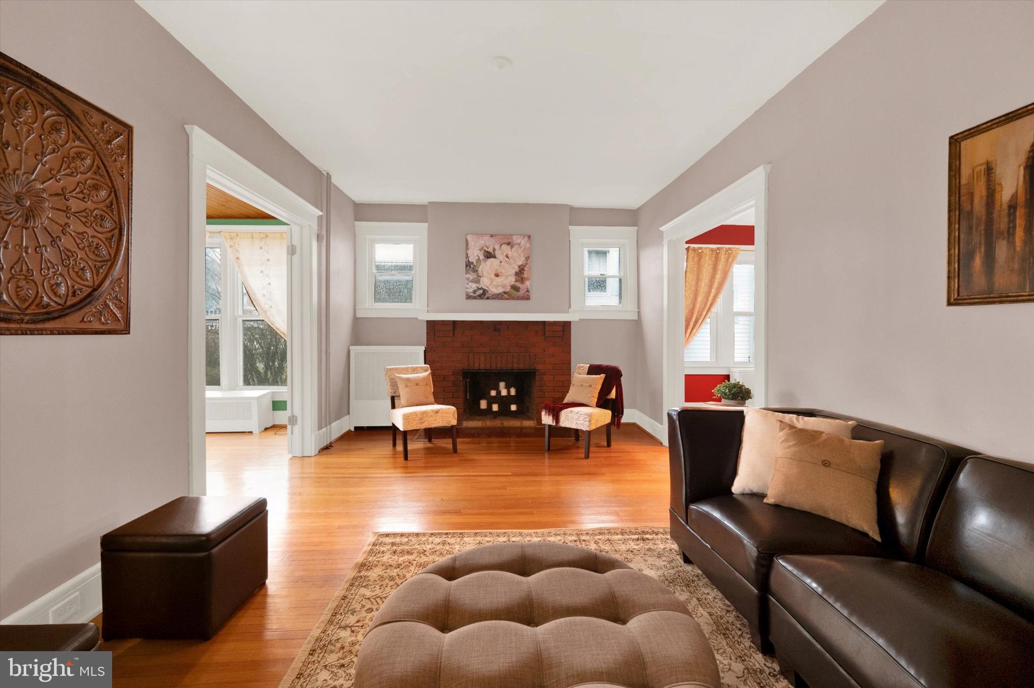 704 Brookwood Road Baltimore, MD 21229 - Photo 11 of 44 Wood Fireplace