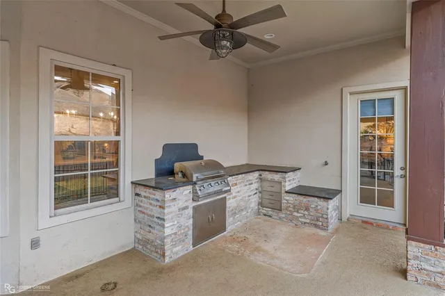 a room with furniture and window