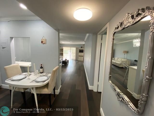 8990 South Hollybrook Boulevard, Unit 301 Pembroke Pines, FL 33025 - Photo 16 of 52 a view of a dining room with furniture