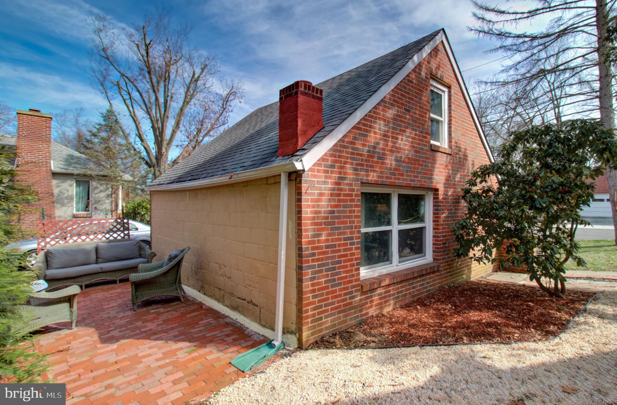 955 Alexander Road Princeton Junction, NJ 08550 - Photo 33 of 38 Brick Patio behind Garage