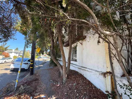a backyard of a house