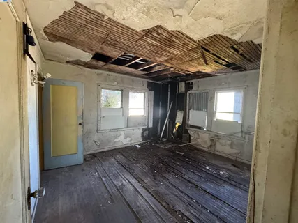 a view of a backyard of a house