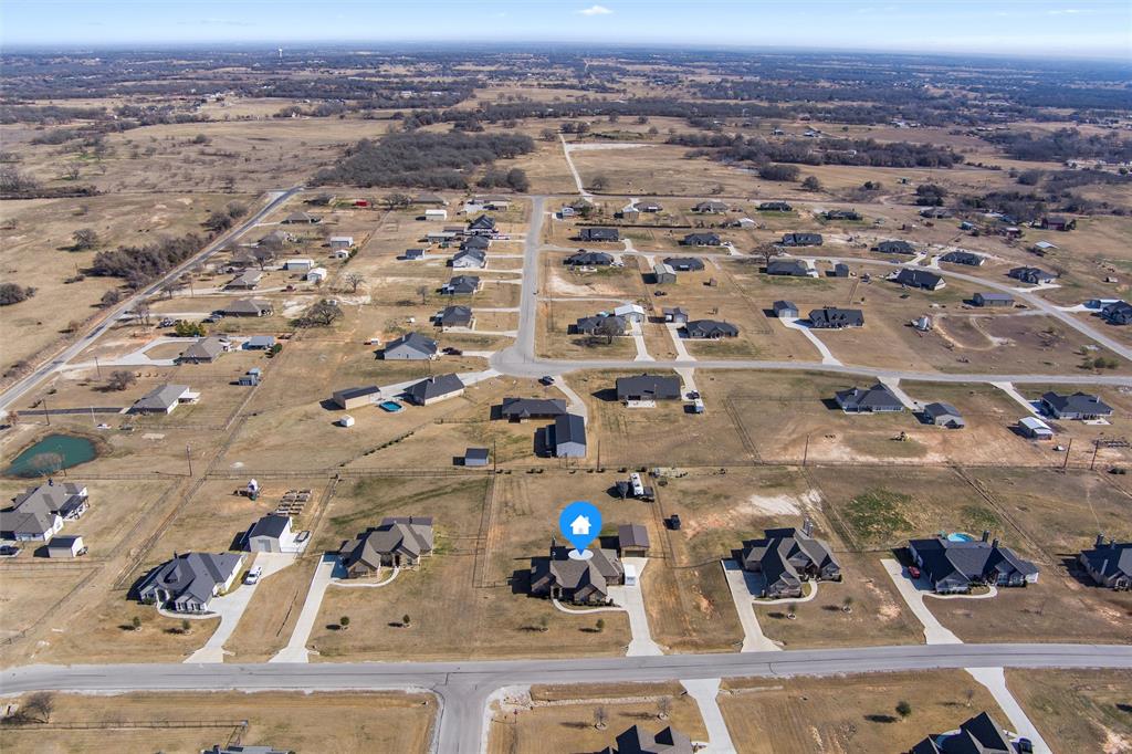 121 Bluff Ridge Court Paradise, TX 76073 - Photo 33 of 33 Aerial view of property's location with nearby suburban area