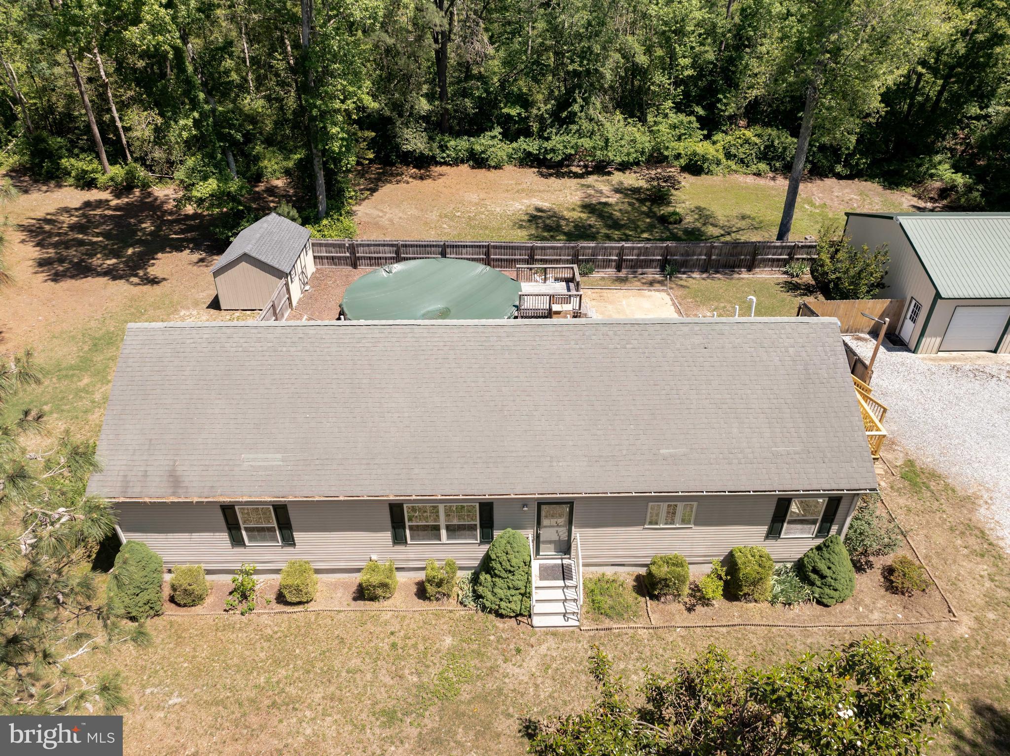 6635 Libertytown Road Berlin, MD 21811 - Photo 81 of 88 an aerial view of a house with yard swimming pool and outdoor seating
